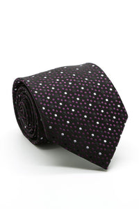 Ferrecci Purple and Black Avalon Necktie