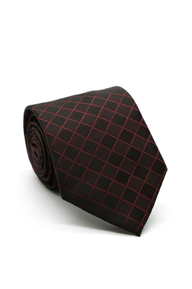 Ferrecci Red and Black Willows Necktie