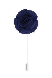 Ferrecci "Romana" Navy Lapel Flower